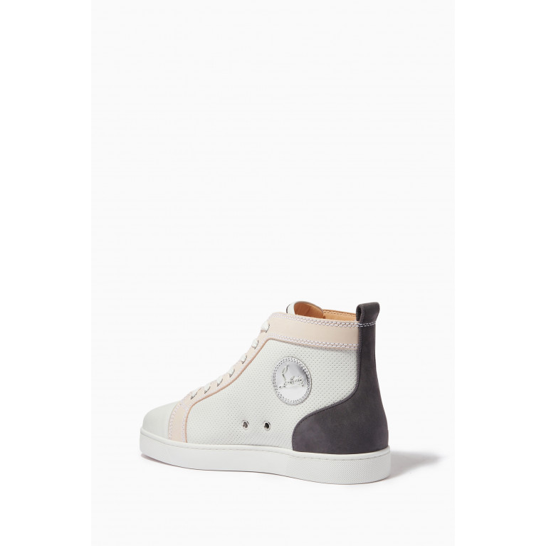 Christian Louboutin - Louis Sneakers in Perforated Leather & Suede