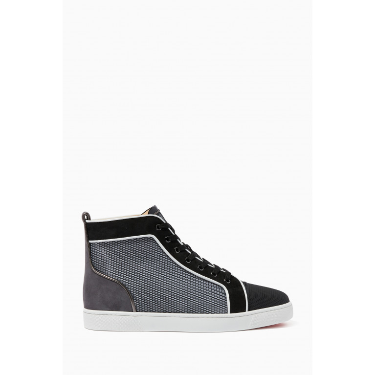 Christian Louboutin - Louis Sneakers in Tech-fabric, Mesh, Suede & Nappa