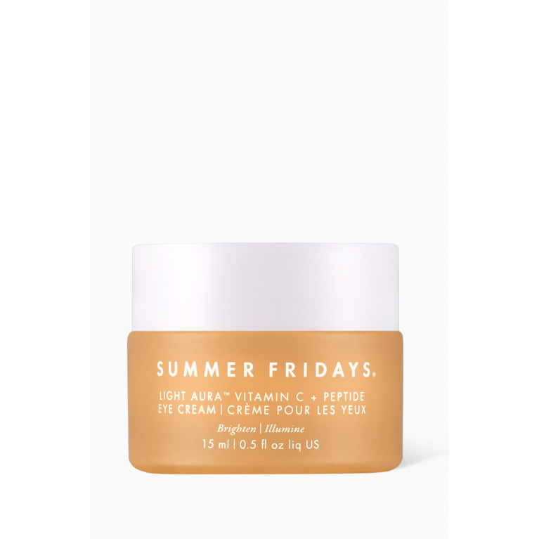 Summer Fridays - Light Aura - Vitamin C + Peptide Eye Cream, 15ml