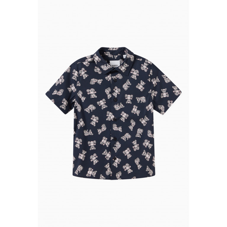 Burberry - Owen Bear Print Shirt in Cotton