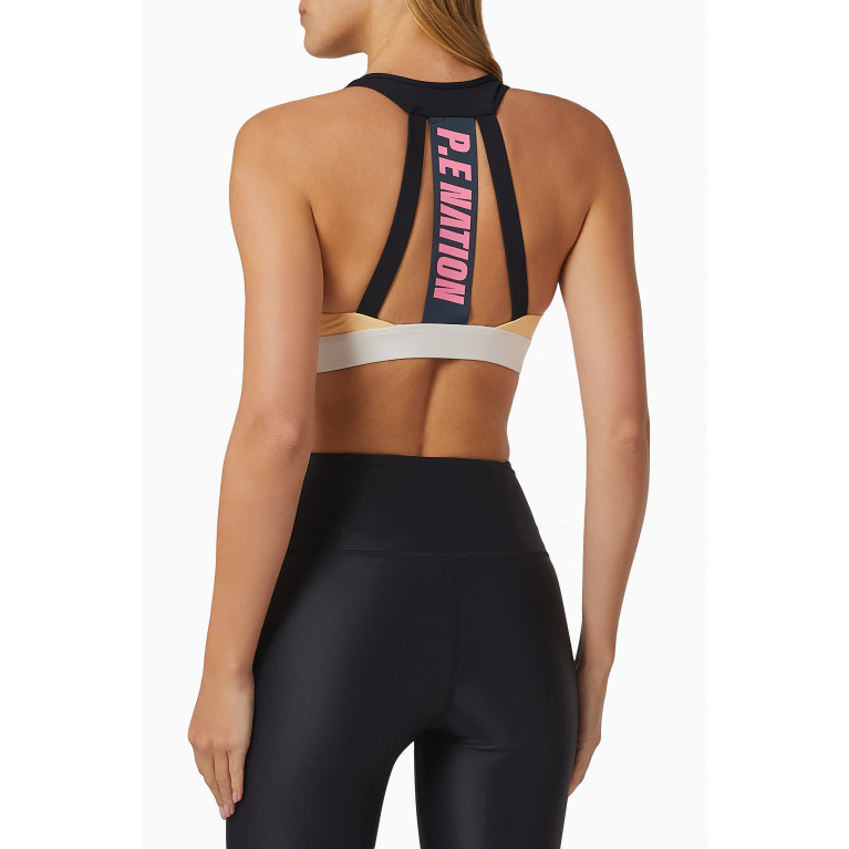 P.E. Nation - Frontside Sports Bra in Recycled Polyester