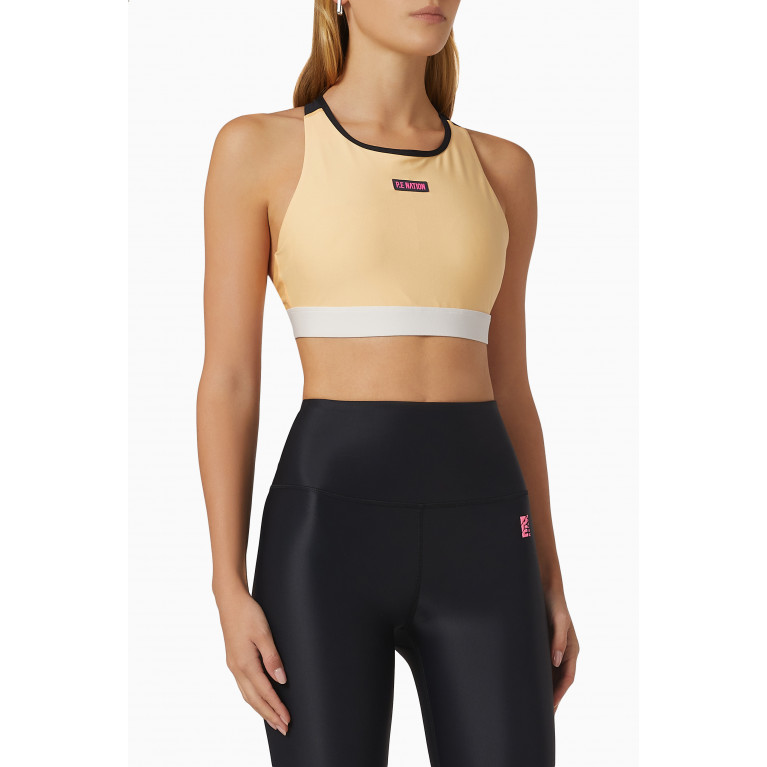 P.E. Nation - Frontside Sports Bra in Recycled Polyester