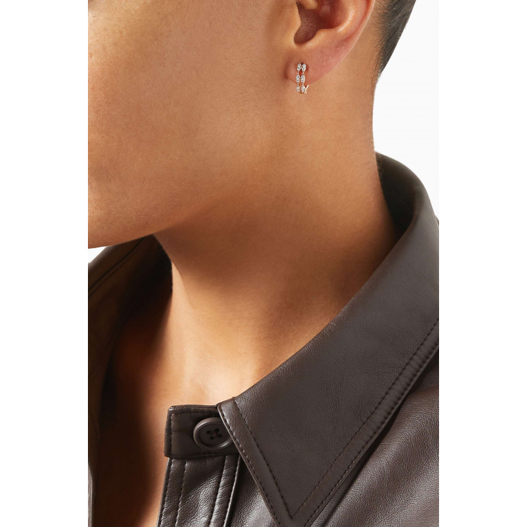 Djula - Wave Single Earring in 18kt Rose Gold