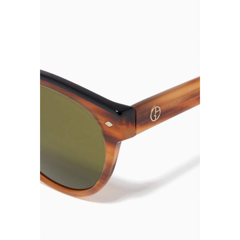 Giorgio Armani - Panthos Sunglasses in Acetate Grey