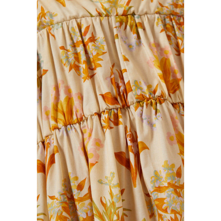 Pasduchas - Marigold Maxi Dress in Stretch Cotton Poplin