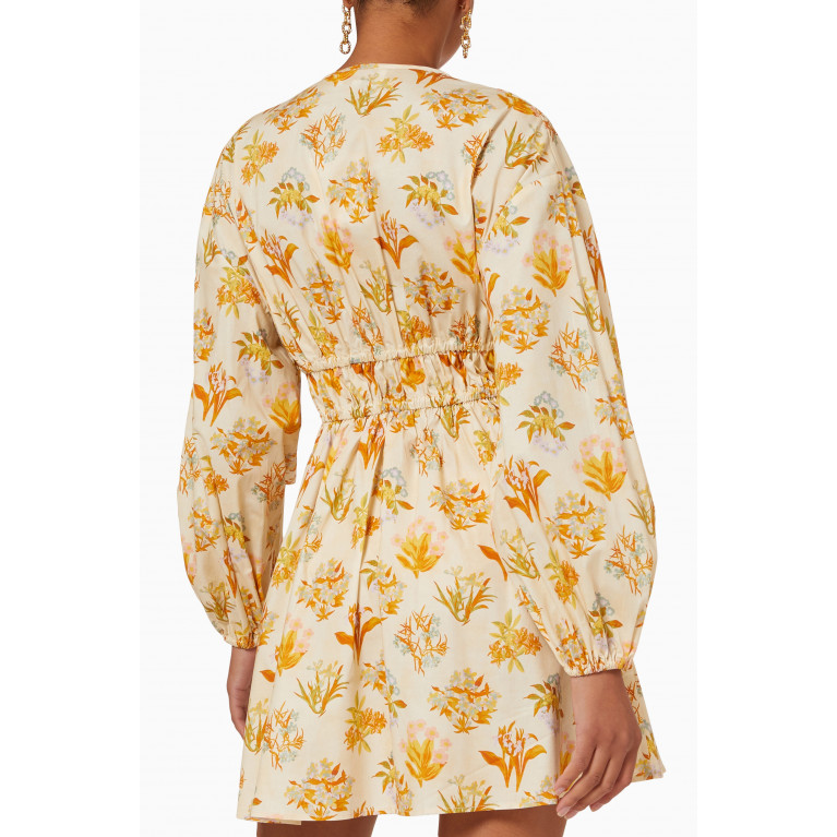 Pasduchas - Marigold Mini Dress in Stretch Cotton Poplin