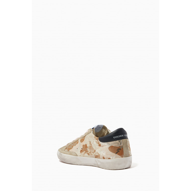 Golden Goose Deluxe Brand - Super-Star Camouflage Sneakers in Suede & Leather