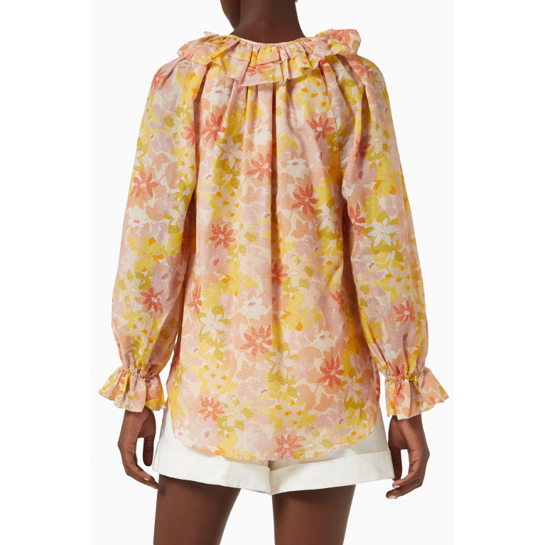 Magali Pascal - Elainne Shirt in Cotton Silk Dobby