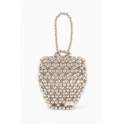 0711 Tbilisi - Strawberry Mini Bag in Brass Beads