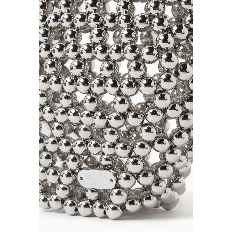 0711 Tbilisi - Mini Arya Top-handle Bag in Brass Beads