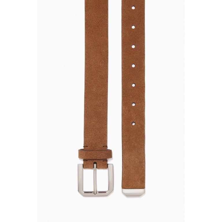 Brunello Cucinelli - Belt in Reversed Leather