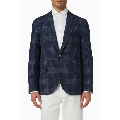 Brunello Cucinelli - Notched-collar Blazer in Wool Blend