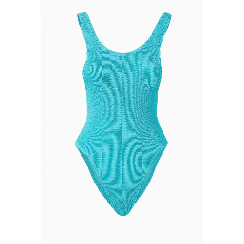 Bond-Eye - Maxam One-piece Eco Swimsuit in Regenerated Nylon Blue
