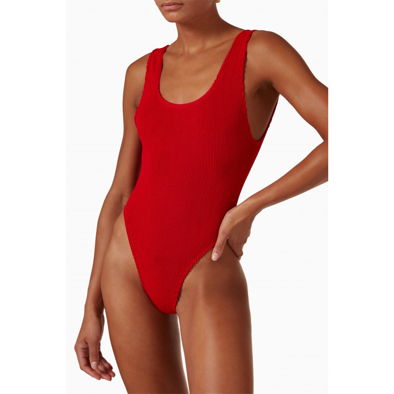 Bond-Eye - Maxam One-piece Eco Swimsuit in Regenerated Nylon Red