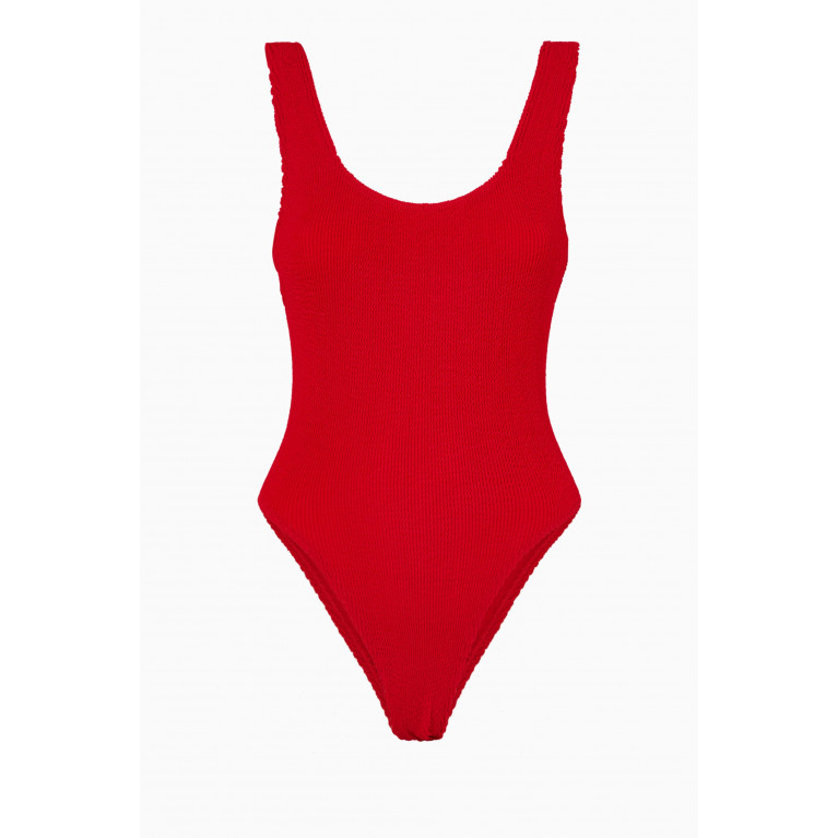 Bond-Eye - Maxam One-piece Eco Swimsuit in Regenerated Nylon Red
