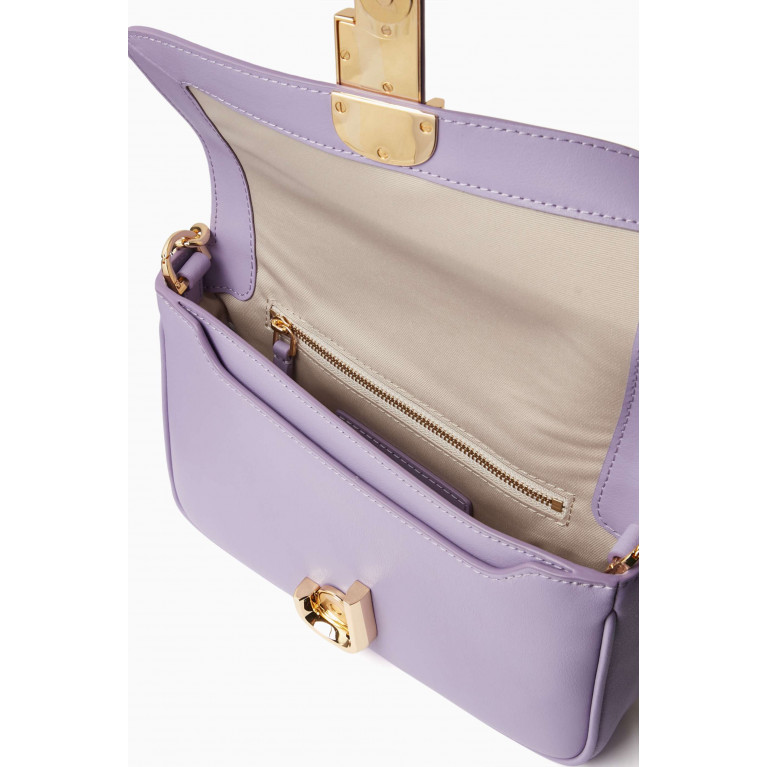Marc Jacobs - The J Marc Shoulder Bag in Leather Purple