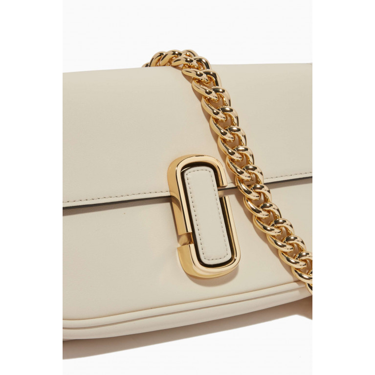 Marc Jacobs - The J Marc Shoulder Bag in Leather White