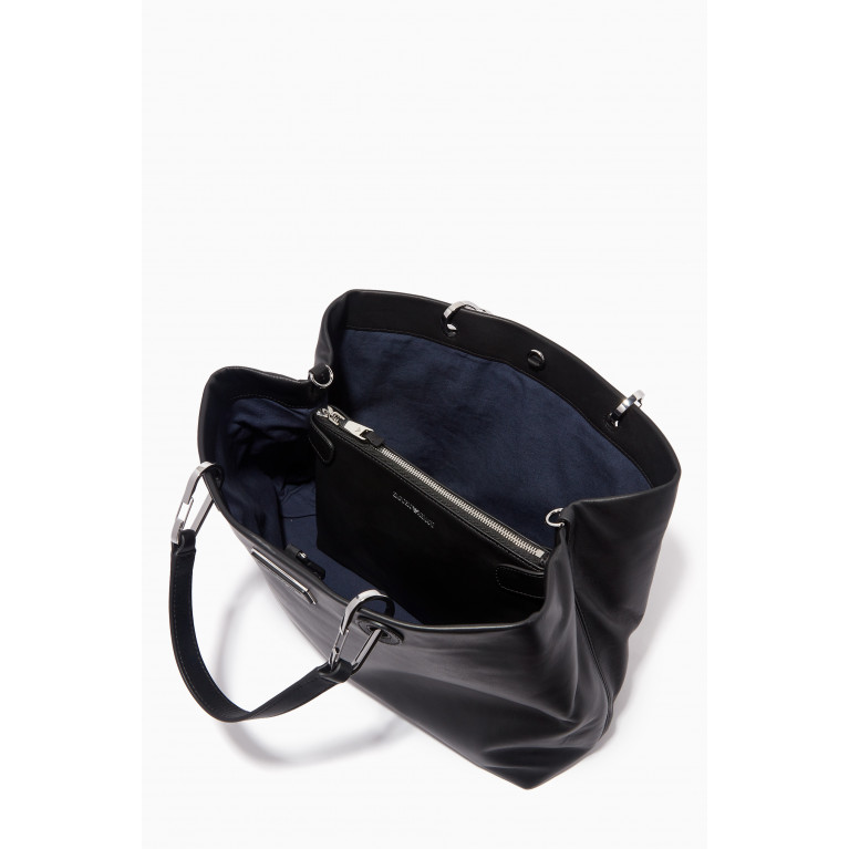 Emporio Armani - My EA Medium Tote Bag in Eco Leather Black