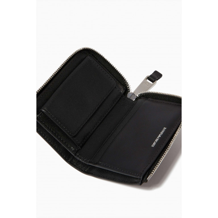 Emporio Armani - My EA Zip-Around Wallet in Eco Leather Black