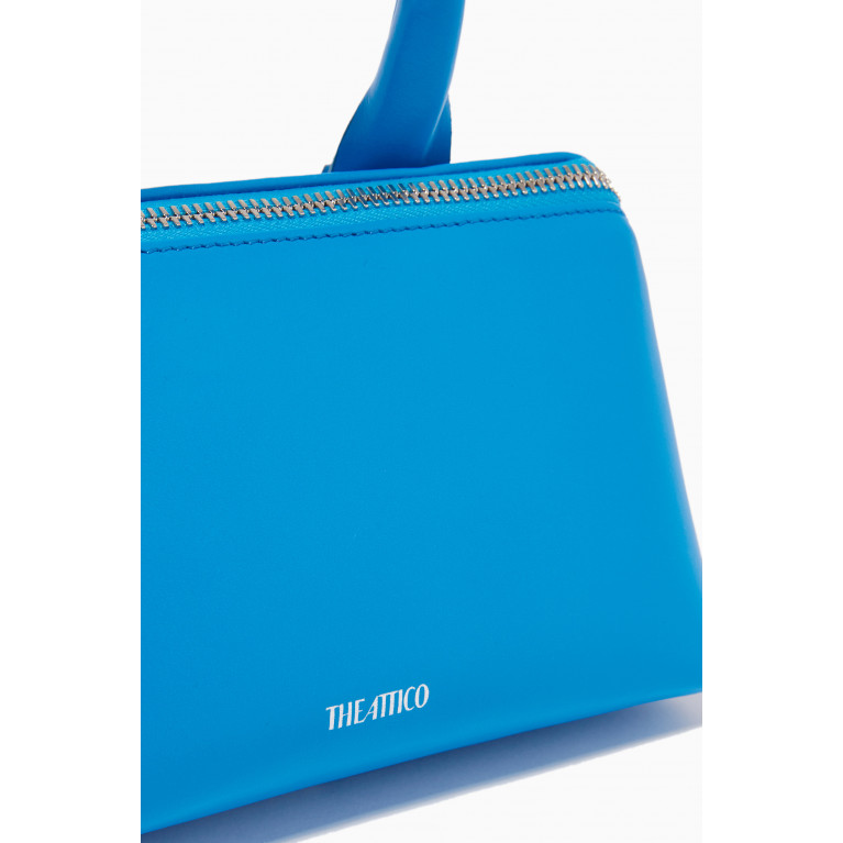 The Attico - ''Friday'' Mini Handbag in Leather Blue