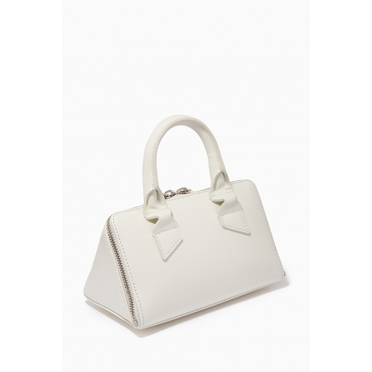The Attico - ''Friday'' Mini Handbag in Leather White