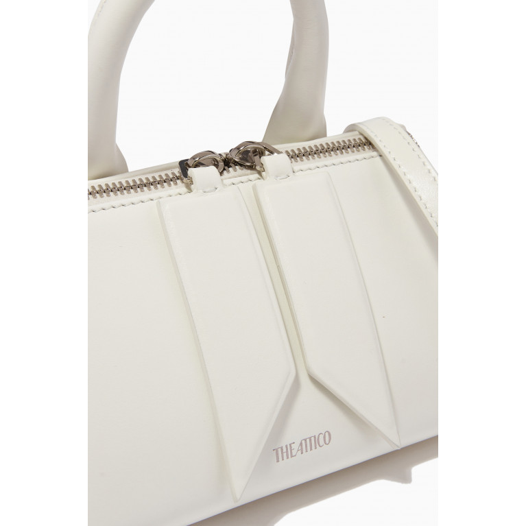 The Attico - ''Friday'' Mini Handbag in Leather White