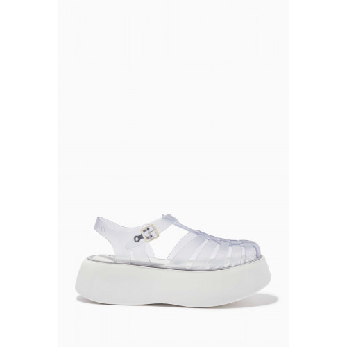 Melissa - Possession Platform Sandals in Melflex™ White