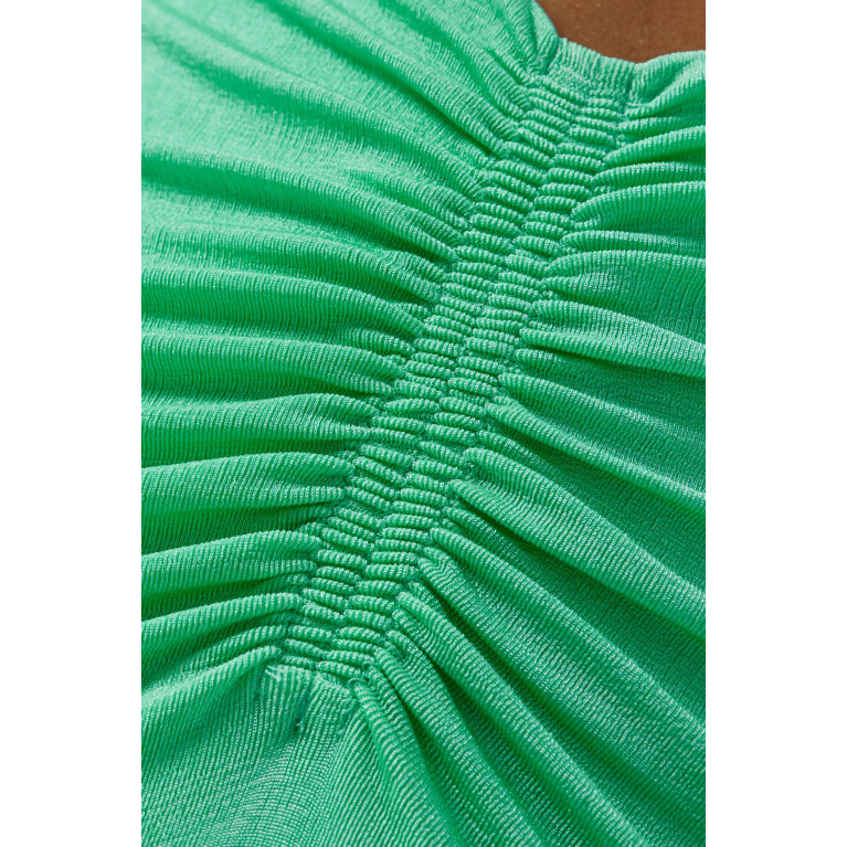 Misha - Kerry Midi Dress in Jersey Green