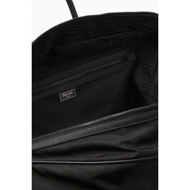 Prada - Logo Travel Bag in Re-Nylon & Saffiano Leather