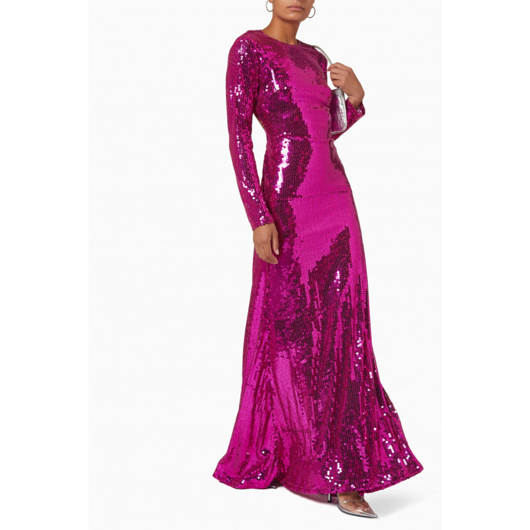 Mac Duggal - Backless Sequin Gown