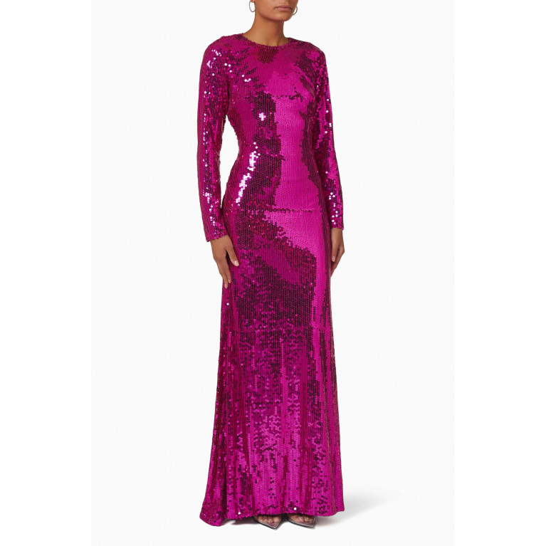 Mac Duggal - Backless Sequin Gown