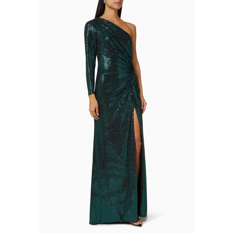 Mac Duggal - One-shoulder Sequin Gown