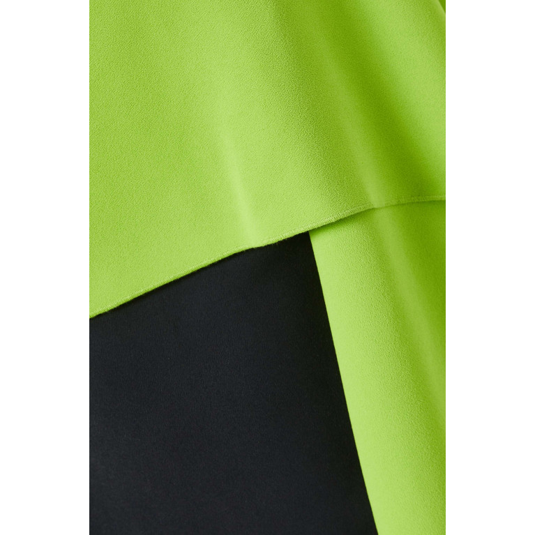 Solace London - Yael Maxi Dress in Crêpe Green