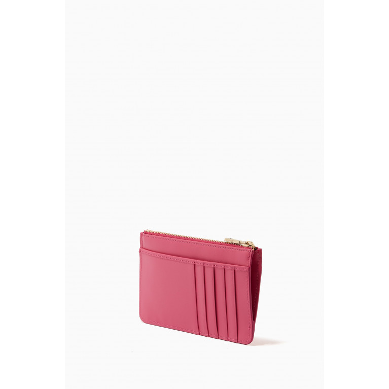 Dolce & Gabbana - DG Medium Card Holder in Leather Pink