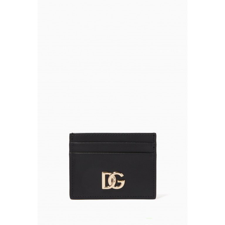 Dolce & Gabbana - DG Logo Cardholder in Calfskin Leather