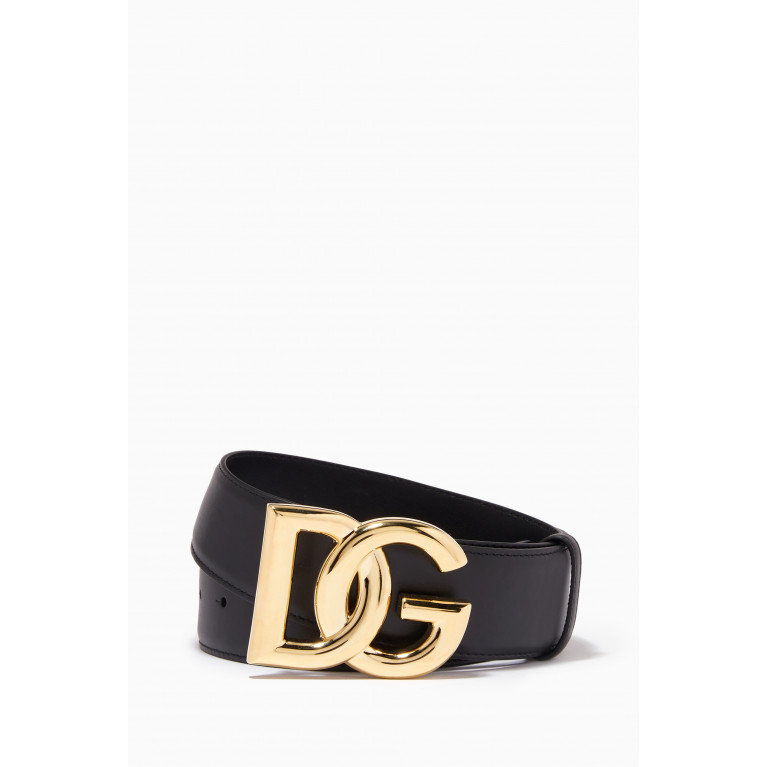 Dolce & Gabbana - DG Belt in Leather, 40mm