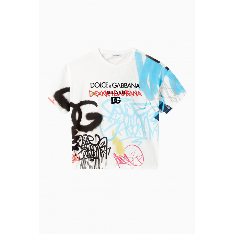 Dolce & Gabbana - Graffiti T-shirt in Cotton