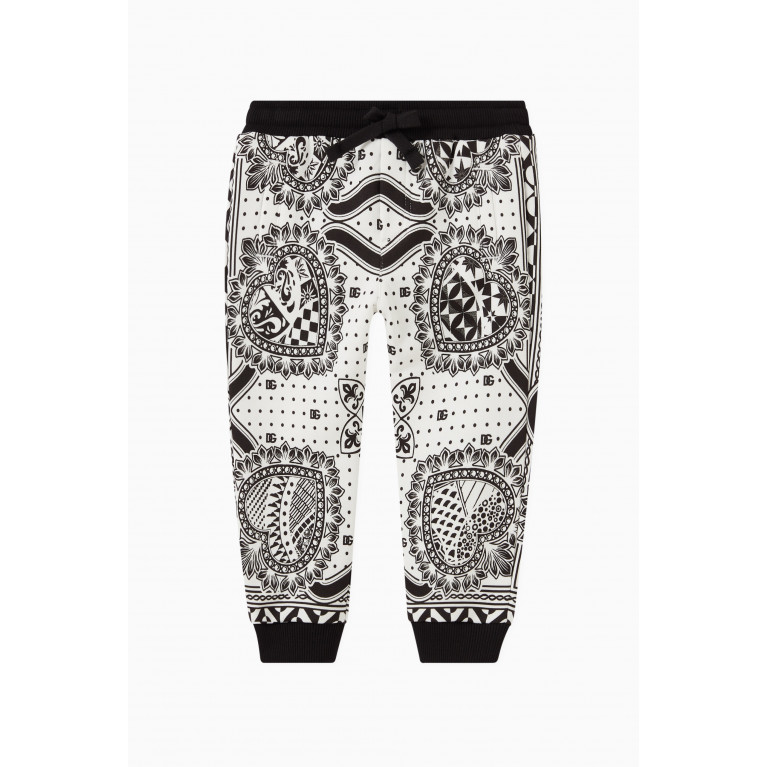 Dolce & Gabbana - Dolce & Gabbana - Bandana Trackpants in Cotton