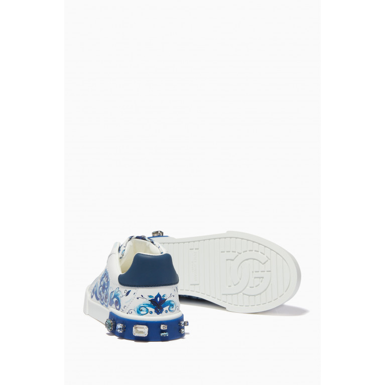 Dolce & Gabbana - Maiolica Portofino Low Cut Sneakers