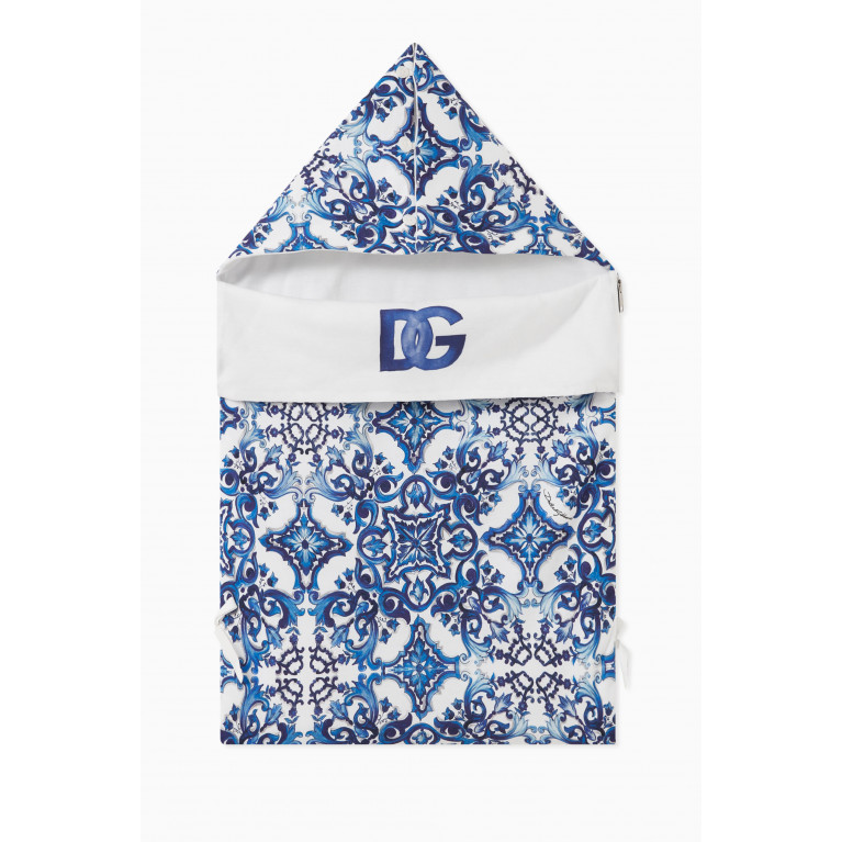 Dolce & Gabbana - Majolica-printed Sleeping Bag in Cotton