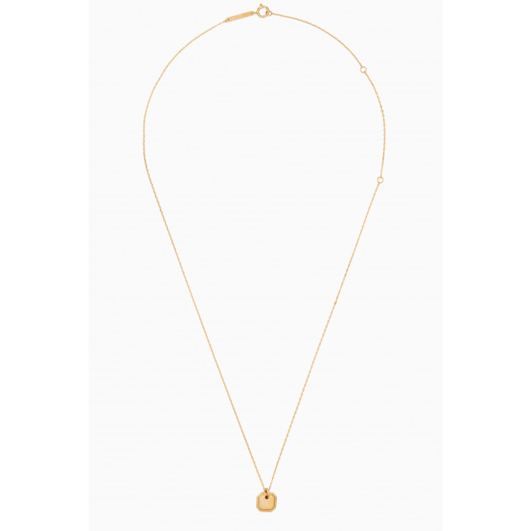 PDPAOLA - Octet Necklace in 18kt Gold-plated Sterling Silver