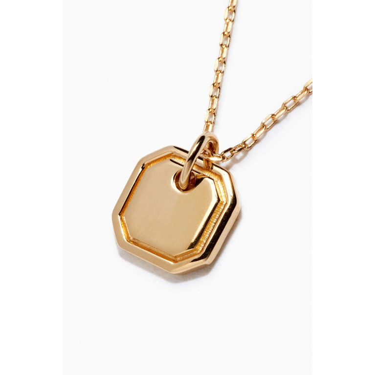 PDPAOLA - Octet Necklace in 18kt Gold-plated Sterling Silver