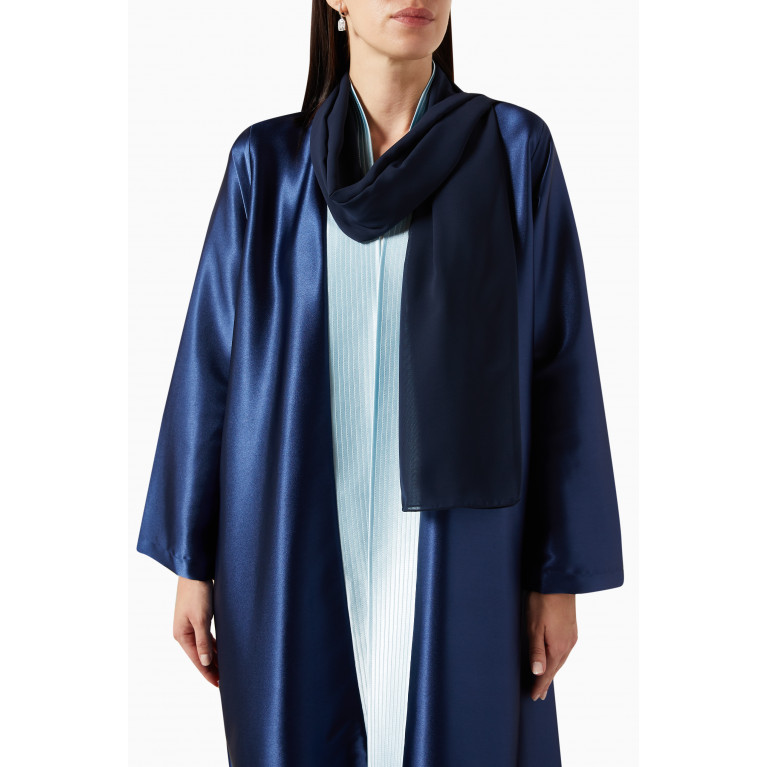 Selcouth - Summer Long Sleeve Abaya Blue