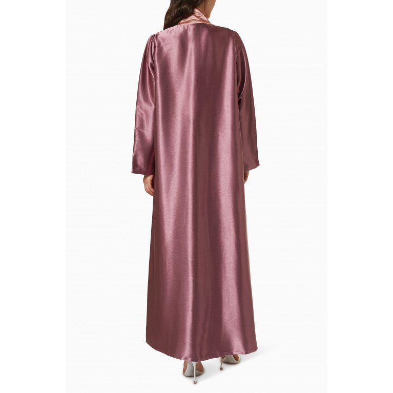 Selcouth - Summer Long Sleeve Abaya Purple