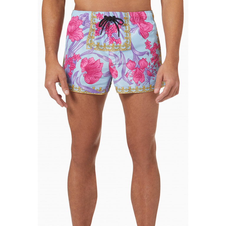 Versace - Acid Bouquet Swim Shorts in Nylon