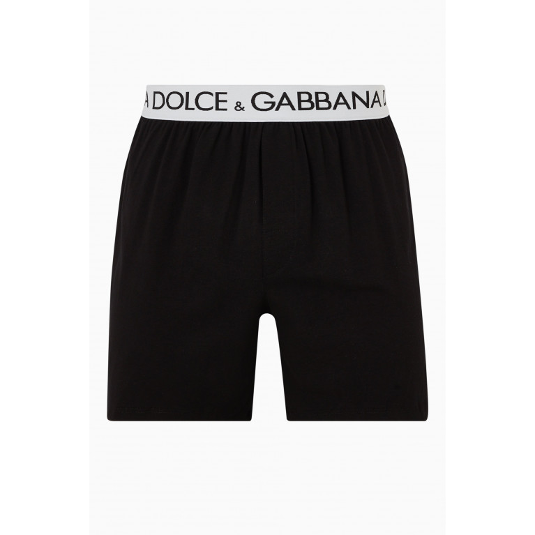 Dolce & Gabbana - Logo Boxer Shorts in Stretch-cotton