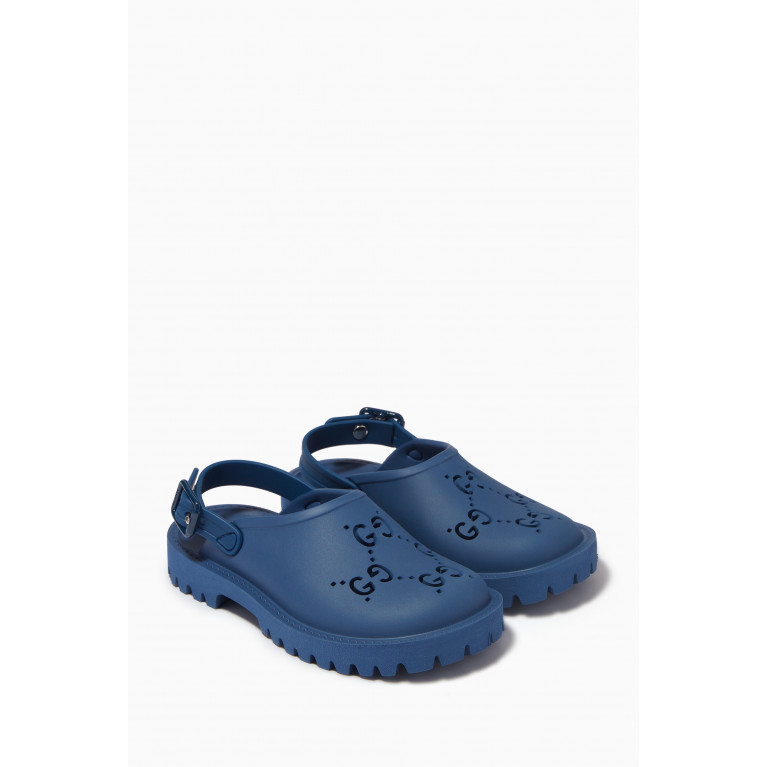 Gucci - Logo Sandals in Rubber