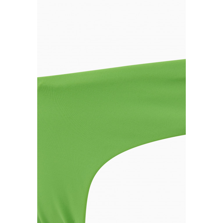 Arabella - High-waist French Bikini Briefs in LYCRA® Green