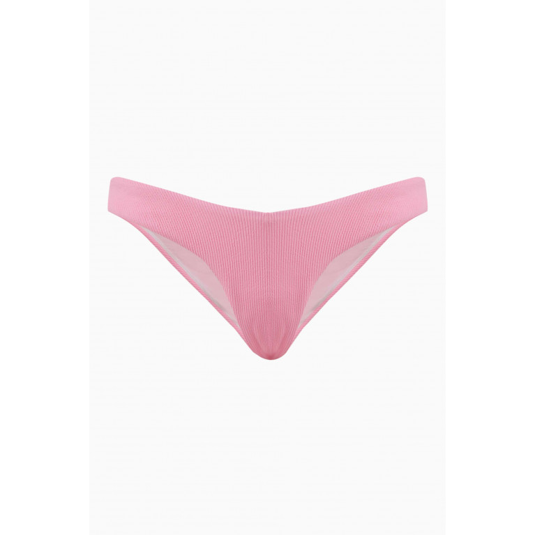 Arabella - High-waist French Bikini Briefs in LYCRA® Pink
