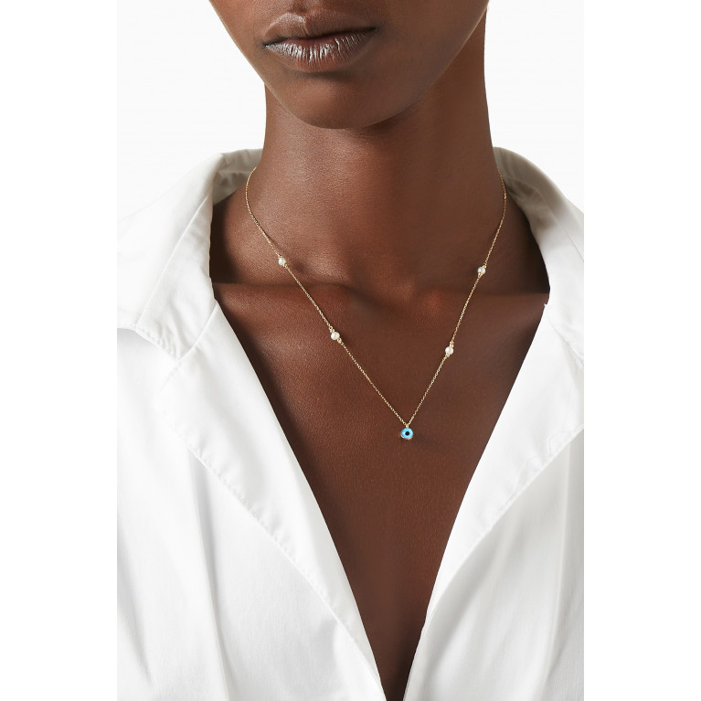 M's Gems - Rina Protection Necklace in 18kt Yellow Gold